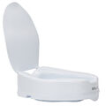 Toilettensitzerhöhung 10 cm mit Deckel WC Sitz Erhöhung rutschfest Medical Hilfe