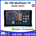 6+128GB Für VW Multivan T5 2008-2015 Android Navi Carplay DAB+ Autoradio GPS SWC