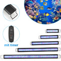 30-130cm LED Aquarium mit timer Beleuchtung RGB Schalentiere 10-45W