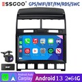 64G Carplay Android 13 DAB+ Autoradio Für VW TOUAREG 2003-2010 KAM GPS Navi WIFI