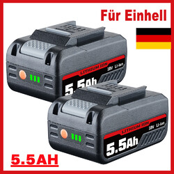 Für Einhell Power-X-Change 18V System 5,5Ah Akku Lithium Ionen 5500mah
