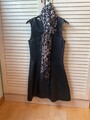 Süßes Lederkleid von CALVIN KLEIN schwarz Echtleder Gr. 34 Neuw.