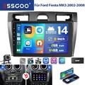 DAB+ Für Ford Fiesta MK5 VI 2002-2008 Android 14 Apple CarPlay Autoradio GPS 64G