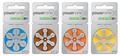 PowerOne Hörgerätebatterien Knopfzelle Hörgerät Batterie ZL 1, 2, 3, 4