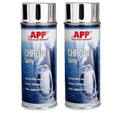 Chromefarbe 2x400ml Spray Chromspray Chromlack Sprühlack Chrome Effektspray APP
