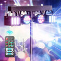 Disco Licht Set mit Stativ und Fernbedienung LED PAR und Derby DJ Lichteffekte