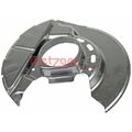 Spritzblech, Bremsscheibe METZGER 6115035 für BMW, Vorderachse links
