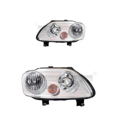 TYC Scheinwerfer Set H7 H1 für VW Touran 1T1 1T2 Caddy III Kombi 2KB 2KJ
