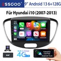 Für Hyundai i10 2007-2013 6+128GB DAB+ Android 14 Autoradio GPS Navi 8 Kern KAM