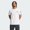 Adidas Own The Run Kurzarm Laufoberteil Herren weiß atmungsaktiv Sport T-Shirt