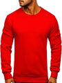 Sweatshirt Langarmshirt Pullover Rundhals Basic Men Sport Herren BOLF Unifarben 