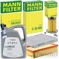 MANN INSPEKTIONSPAKET+ORIGINAL 0W30 ÖL passend für SEAT ARONA KJ SKODA 1.6 TDI