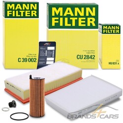 MANN-FILTER INSPEKTIONSPAKET FILTERSATZ A FÜR AUDI Q7 4L 3.0 TDI QUATTRO 06-08# # # INKL. ÖLABLASS-SCHRAUBE MIT DICHTRING # # #
