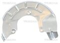 TRISCAN 8125 29104 Spritzblech, Bremsscheibe für AUDI SEAT SKODA VW