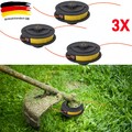 3X Profi Doppelfadenkopf Tippautomatik Spule / Fadenspule für Fuxtec Motorsense