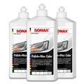 3x 500ml SONAX 02960000 Polish & Wax Color weiß Politur und Wachs Autopolitur