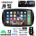 Autoradio DAB+ 64G Android 13 Carplay GPS Navi +KAM Für Smart Forfour Fortwo 453