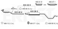 ERNST Mittelschalldämpfer Set 033220 für OPEL X03 MERIVA Großraumlimousine E75