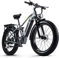 Elektrofahrrad 26 Zoll Ebike 1000W Mountainbike 48V18Ah Fatbike E-Fahrrad 45km/h