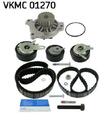 Original SKF Wasserpumpe + Zahnriemensatz VKMC 01270 für VW