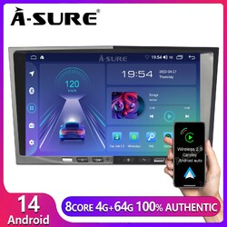8 Core 4+64G Android 14 Autoradio GPS Carplay Für Opel Corsa D Astra H Zafira B