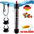 50/100/300W Aquarium Regelheizer Heizstab Heizer Heizung Aquariumheizer NEU