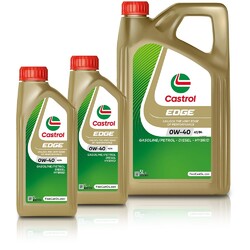 2x 1 L + 5 L = 7 LITER CASTROL EDGE 0W-40 A3/B4 MOTOR-ÖL 31438564Die Nr.1* für Autoteile: Top-Preis-Leistungs-Verhältnis
