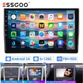 6G+128G Android 14 Für Audi A4 8E 8H B6 B7 00-09 Autoradio Carplay Navi 4G WIFI
