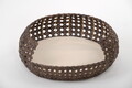 Silvio Design Katzenkorb Arabella Gr.1 B41 x T41 x H18 cm beige/braun waschbar