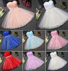 NEW Abendkleider Cocktailkleid Brautjungfern Ballkleid Host Kurz Kleider