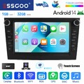 Für Opel Corsa C D Zafira B Astra H Android 14 Apple Carplay Autoradio DAB +KAM