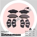 Zimmermann 24072.175.2 Bremsbelagsatz, Scheibenbremse passend für FIAT FORD Brem