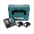 Makita Power Source Kit 18V mit 2x Akku 3,0Ah + Ladegerät ( 196693-0 ) + Makpac