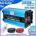 24v 3000 watt Reiner Sinus Wechselrichter USB Spannung Wandler Fernbedienung LKW
