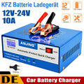 10A  Intelligente Batterie Ladegerät Impuls Reparatur KFZ Auto Motorrad 12V-24V