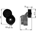 Gates T38430 Spannrolle Keilrippenriemen für LAND ROVER Riementrieb Spannarm