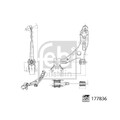177836 Querlenker FEBI BILSTEIN geeignet für FORD