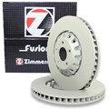 2x Zimmermann Bremsscheibe 374,5mm vorne passend für Audi A6 A8 Q7 Q8 VW Touareg