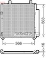 DENSO Kondensator Klimaanlage mit Trockner für Mitsubishi Mirage/Space Star