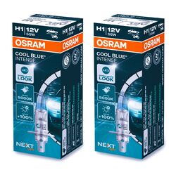 2x OSRAM H1 COOL BLUE INTENSE NEXT GEN 5000K +100% mehr Helligkeit Halogenlampe