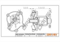 DR!VE+ WASSERPUMPE MIT DICHTUNG passend für CHEVROLET CRUZE TRAX OPEL ASTRA