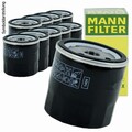 10x MANN-FILTER Ölfilter W712/75 für Opel Ascona C CC + Astra F CC + Astra G CC