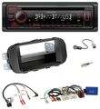 Kenwood Lenkrad CD USB Bluetooth DAB Autoradio für Kia Soul 14-19 schwarz AUX