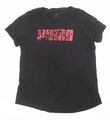 Puma Damen-T-Shirt schwarz Baumwolle Basic Größe 18 Rundhalsausschnitt