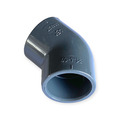 PVC-U 45 Grad Winkel, 2-fach Klebemuffen - Perfekt für Rohrsysteme