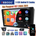 Für Peugeot 407 2004-2011 DAB+ Android 13 Autoradio Carplay GPS 2+32G RDS Kamera