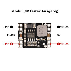 Spannungsregler Step-down Buck Power MP1584EN Modul fix 3.3/3.7/5V/9V/12V/Adj