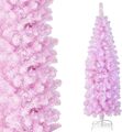 180cm Künstlicher Weihnachtsbaum Bleistift Christbaum LED Weihnachten Rosa
