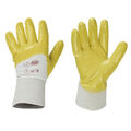 12 Paar, Nitril Handschuhe GELBSTAR®, Größe 10, Arbeitshandschuh 2-fach getaucht
