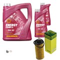 MANN-FILTER Ölfilter 7 L MANNOL Energy Combi LL 5W-30 für BMW 6er Cabriolet